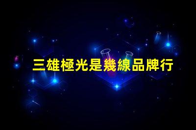 三雄極光是幾線品牌行業(yè)地位與市場(chǎng)影響力分析