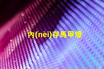 內(nèi)存馬甲燈珠