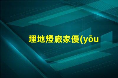 埋地燈廠家優(yōu)質(zhì)埋地燈的選擇與對比