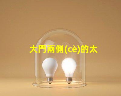 大門兩側(cè)的太陽能燈提升安全性與美觀性的戶外照明選擇
