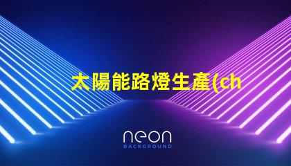 太陽能路燈生產(chǎn)公司高效能照明解決方案的選擇