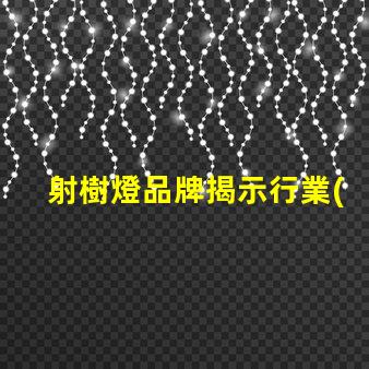射樹燈品牌揭示行業(yè)領(lǐng)先品牌的選擇秘訣