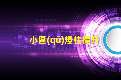 小區(qū)燈柱提升社區(qū)安全與美觀的照明解決方案