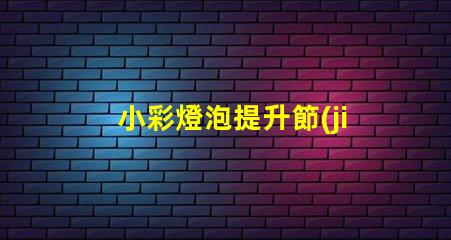小彩燈泡提升節(jié)日氣氛的絕佳選擇嗎