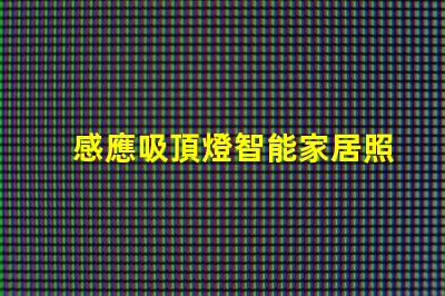 感應吸頂燈智能家居照明解決方案的未來