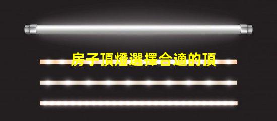 房子頂燈選擇合適的頂燈對家居氛圍的影響