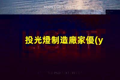 投光燈制造廠家優(yōu)質(zhì)產(chǎn)品與市場(chǎng)競(jìng)爭(zhēng)力分析