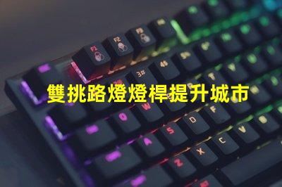 雙挑路燈燈桿提升城市夜景品質(zhì)的選擇
