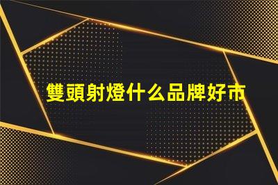 雙頭射燈什么品牌好市場上最受歡迎的雙頭射燈品牌推薦
